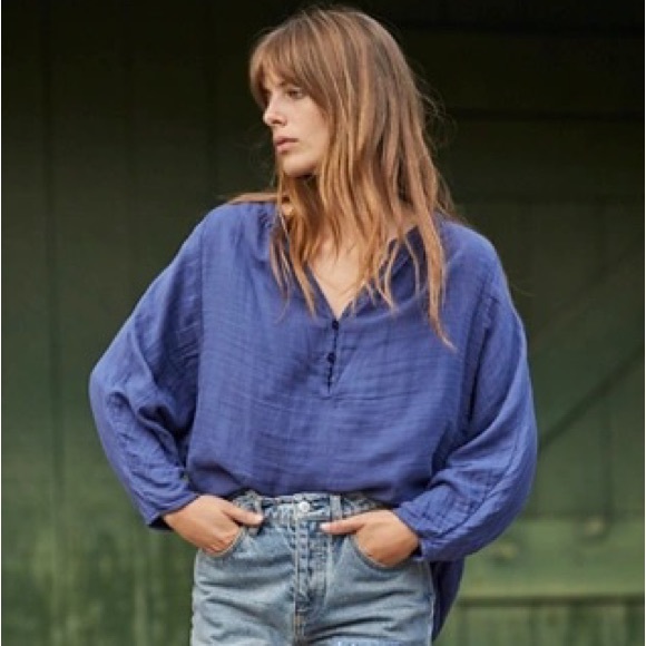 CP Shades x Free People | Doublecloth Solid Top in Chartreuse XS - Picture 7 of 7